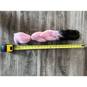 Colorful Jumbo Braid Wig 23in | Synthetic Hair for Cosplay & Halloween